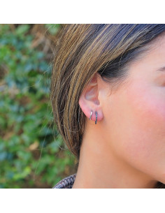 Pendientes de Oro Blanco y... 2