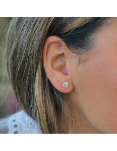 Pendientes de Oro Rosa Nivis 2