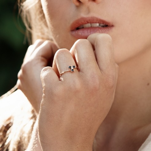 anillos mujer, anillos de oro, anillos de oro rosa, anillos oro rosa y diamantes