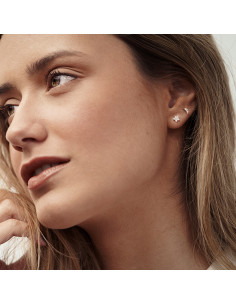 Pendientes de Oro Rosa Moon... 2